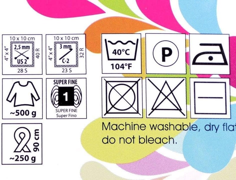 YarnArt خيوط يارن آرت فلورز 55 قطن 45 أكريليك 250 جرام 1094 ياردة خيوط قطن متعددة الألوان خيوط كروشيه قوس قزح ربيع صيف 2 خيوط رياضية 318 - Image 3