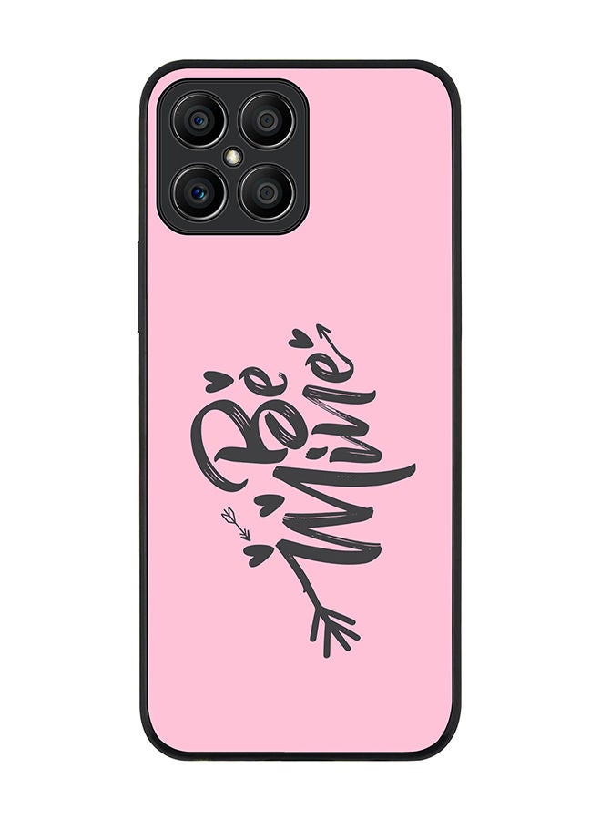 Stylizedd Rugged Black edge case for Honor X8 Slim fit Soft Case Flexible Rubber Edges Anti Drop TPU Gel Thin Cover - Be Mine - Image 1