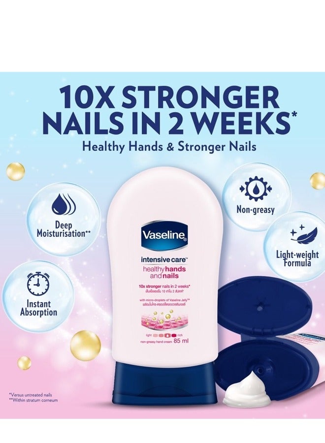 Vaseline Intensive Care Healthy hands And Nails Cream 85ml - Image 2