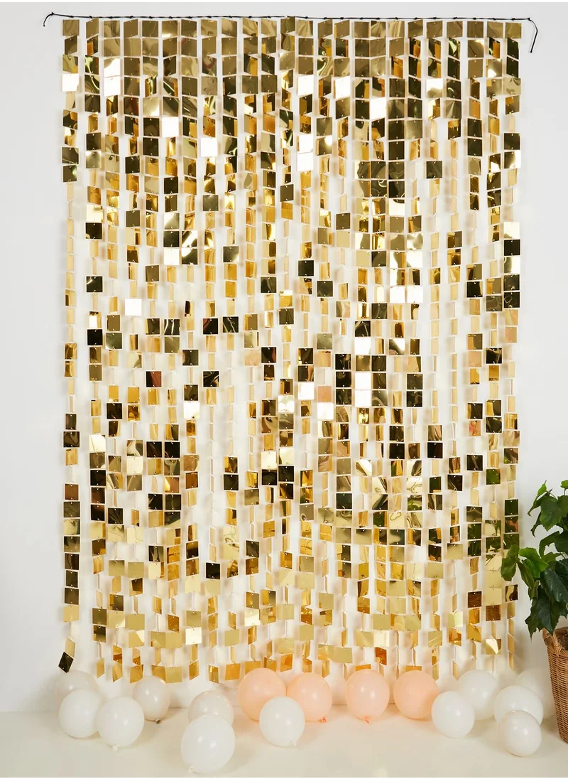 Ginger Ray Backdrop - Sequin Wall - Gold/Champagne