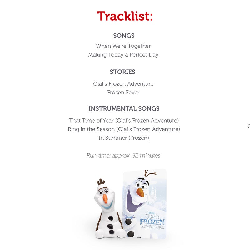 Tonies Tonies Olaf Audio Toy Figurine from Disney's Frozen  - Image 4