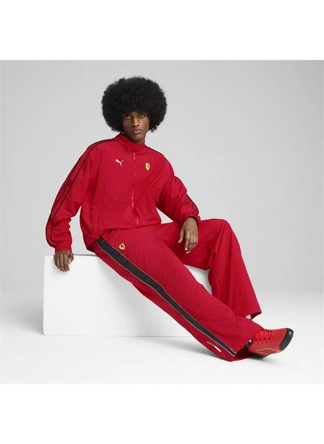 Puma Rosso Corsa Scuderia Ferrari HP Race T7 Oversized Jacket Men for Men | Best Price UAE