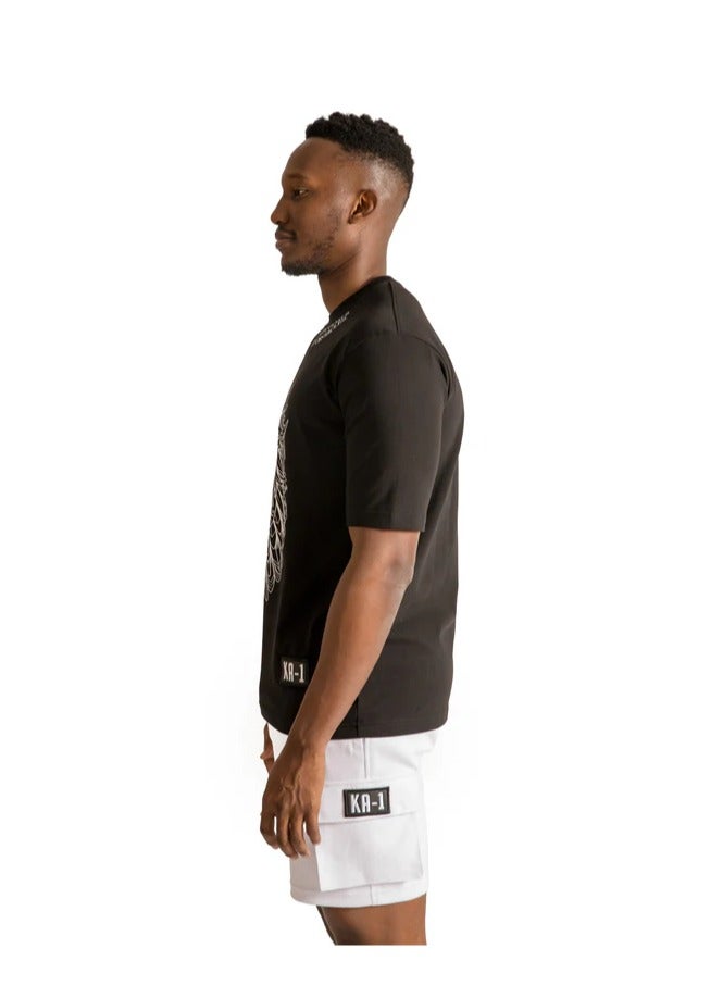 KA-1 KA-1 EAGLE T-SHIRT BLACK  - Image 4