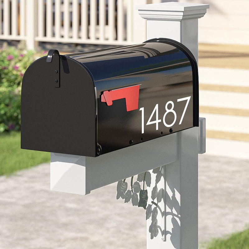 OLADOT 2 inch Reflective Mailbox Numbers Sticker (0-9, 5 Sets) Modern Number Vinyl Waterproof Number Self Adhesive Sticker for Signs, Door, Cars, Trucks, Home, Address Number - Image 4