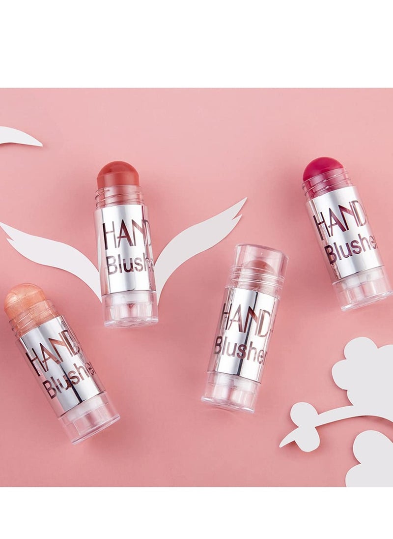 Generic - Matte Cream Blush Stick Set for Cheeks, Eyes, and Lips - Waterproof and Long Lasting Natural Makeup - Image 1
