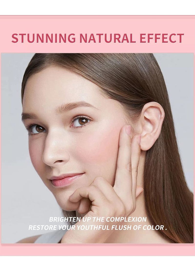Generic - Matte Cream Blush Stick Set for Cheeks, Eyes, and Lips - Waterproof and Long Lasting Natural Makeup - Image 1