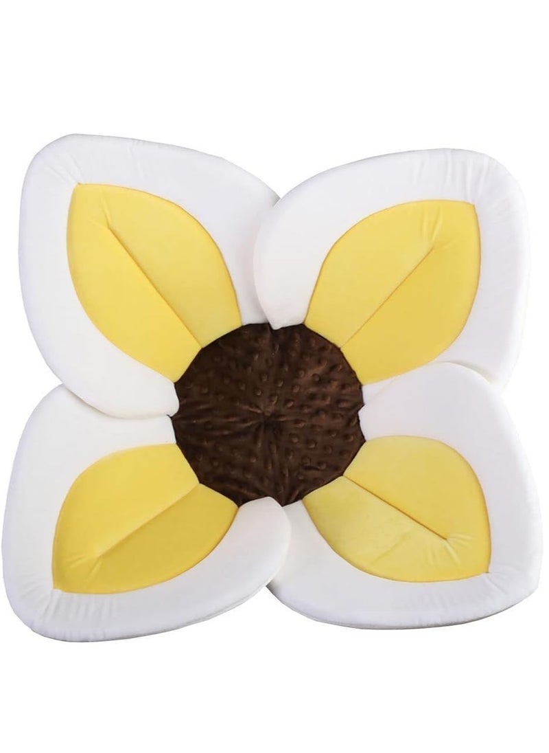 No branded Blooming Lotus Baby Bath Seat Flower Shaped Comfortable Bathtub  - Image 1