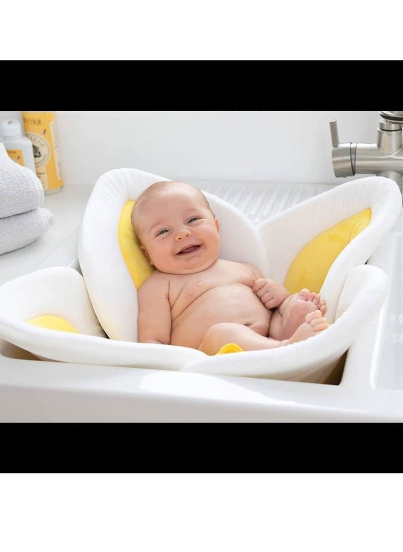 No branded Blooming Lotus Baby Bath Seat Flower Shaped Comfortable Bathtub  - Image 3