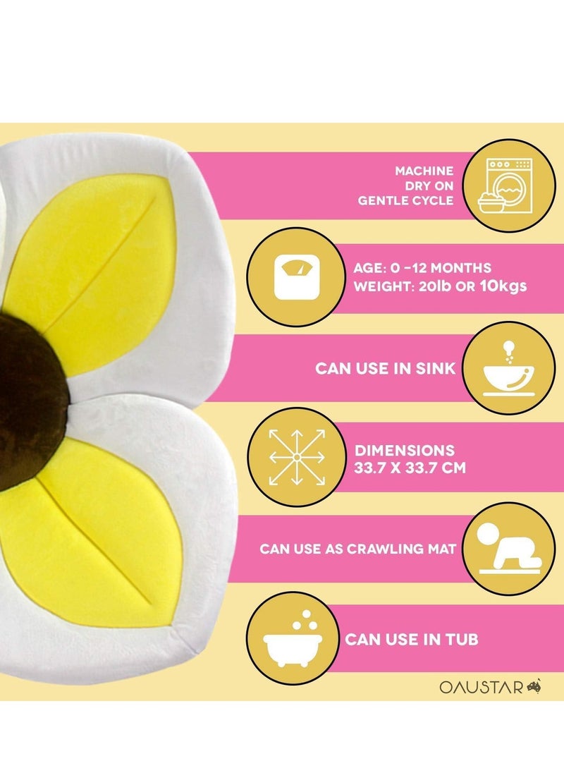 No branded Blooming Lotus Baby Bath Seat Flower Shaped Comfortable Bathtub  - Image 5