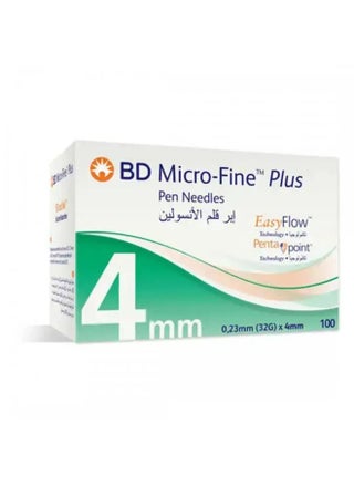 Bd Micro-Fine Plus Pen Needles 0.23 mm (32G) X 4mm / 0.23 MM (32G) X 4MM 100'S - pzsku/Z5CFB4C32211986E18E5EZ/45/1749221974/c0b5097b-0dd0-498f-ad83-3cb95e3440bf