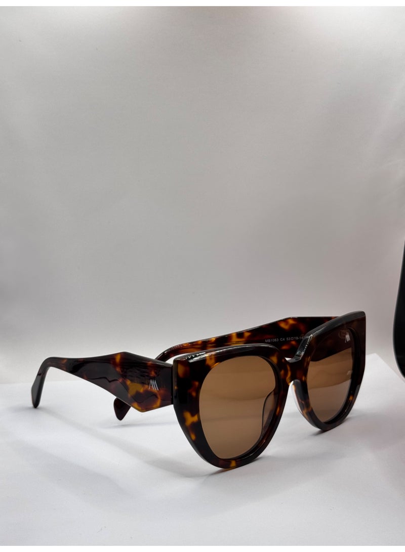 Kemet Eyewear Cat Eye Full Rim Women Aura Brown brown Lens - Image 2
