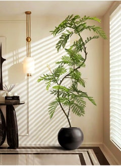 Merry Moments Artificial Trees Artificial Plants Faux Plants Fake Tree Fake Green Interior Artificial No Care Required for Home Indoor Office Everfresh Pot Included Height 2m  - Image 1