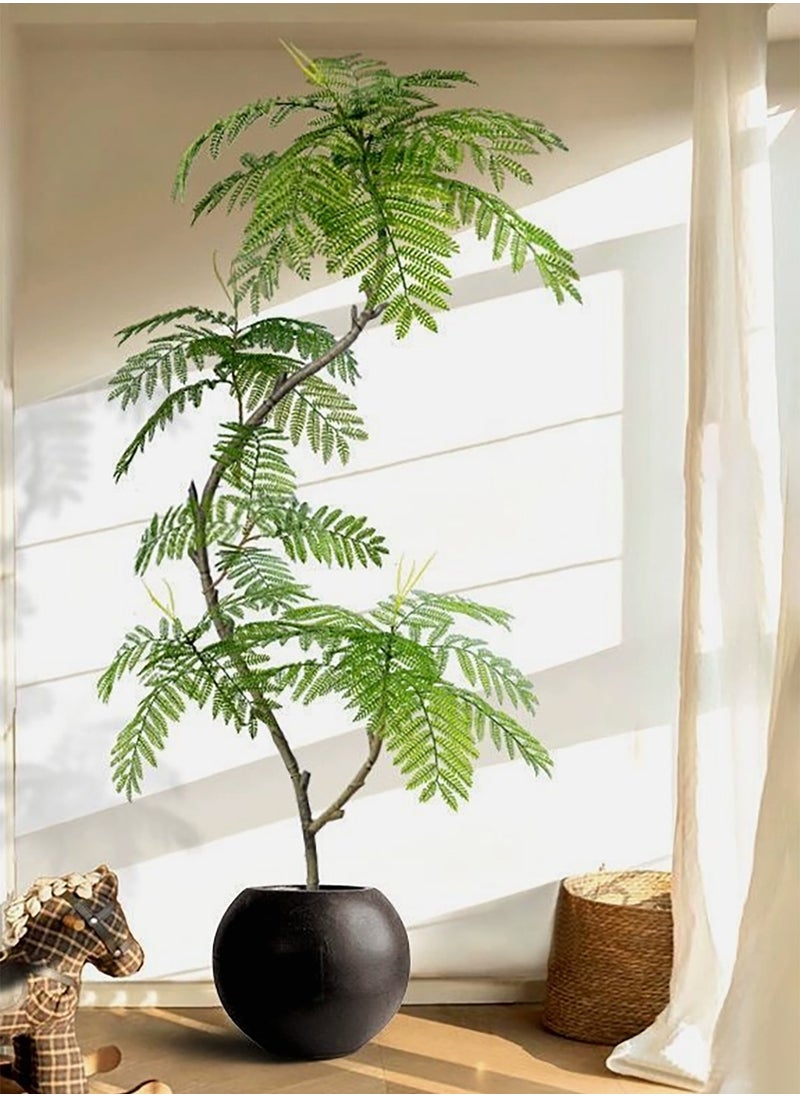 Merry Moments Artificial Trees Artificial Plants Faux Plants Fake Tree Fake Green Interior Artificial No Care Required for Home Indoor Office Everfresh Pot Included Height 2m  - Image 2