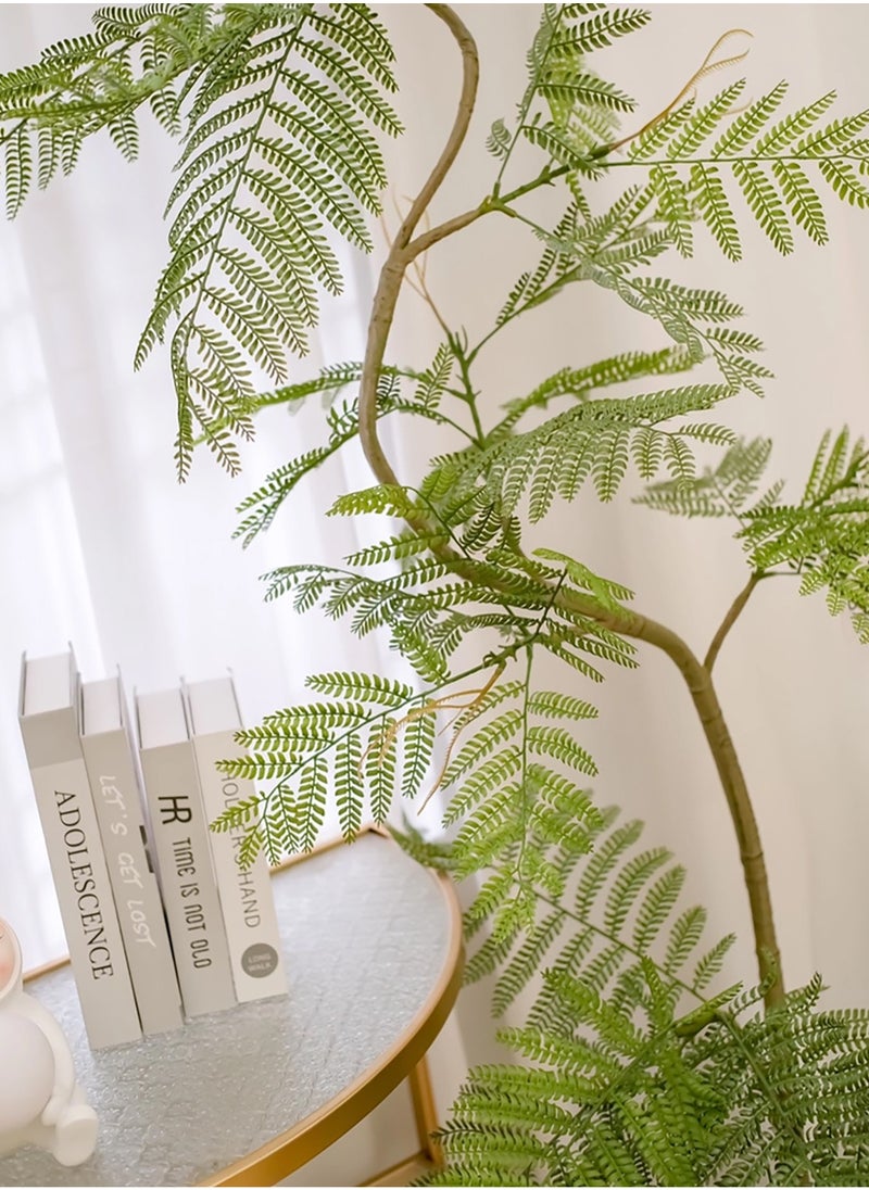 Merry Moments Artificial Trees Artificial Plants Faux Plants Fake Tree Fake Green Interior Artificial No Care Required for Home Indoor Office Everfresh Pot Included Height 2m  - Image 5