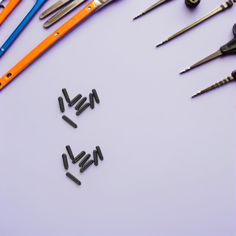 🔧 1200 غطاء طرف مسمار أسود مع غطاء حماية PVC مقاوم للغبار والماء - Image 5