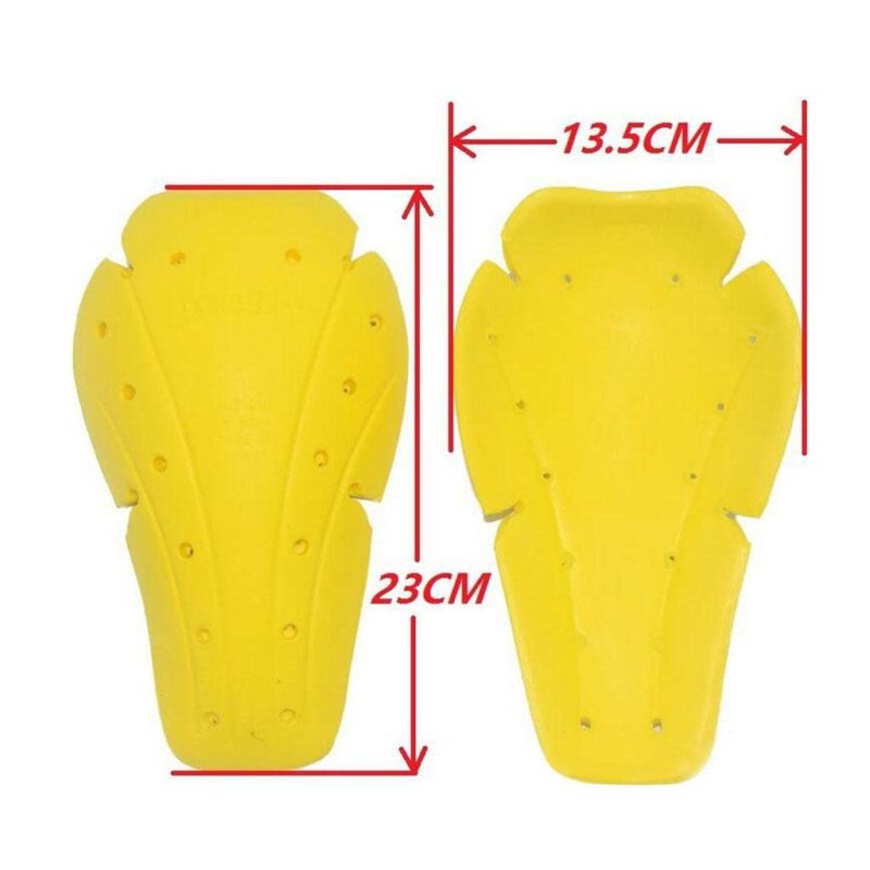 Ce Certified Hip Knee Pads 170 G Ultra-Lightweight Comfort - Dual-Zone Shock Absorbing Impact Inserts for Motocross Dirt Bike Riding Pants - Image 2