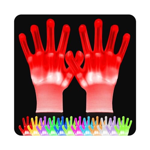 VICSPORT Kids Toys LED Gloves 12 Colors Toys Gifts for Boys Girls Age 612 Years Old Stocking Stuffers for Kids Teens Halloween Costumes Christmas Birthday Parties Cool Fun Gifts - Image 1