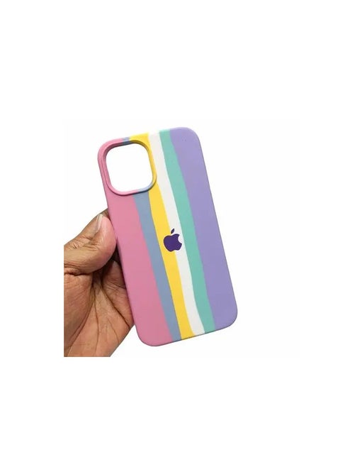 Compatible with iPhone 13/14 Slim Liquid Silicone 3 Layers Soft Gel Rubber Shockproof Protective Phone Case with Anti-Scratch Microfiber Lining