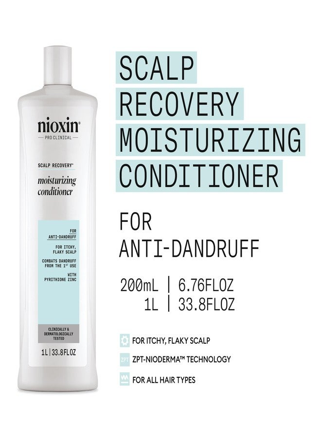 Nioxin Scalp Recovery Moisturizing Conditioner for Dry Scalp | With Pyrithione Zinc and Green Tea Extracts | 33.8 Fl oz. - Image 3
