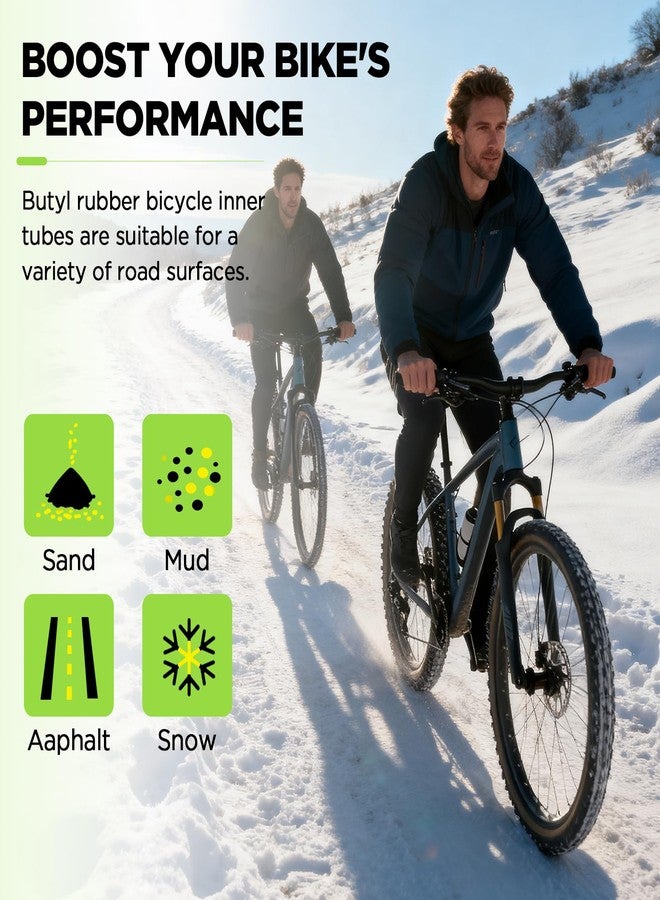 Hydencamm 2 Pack 12x1.75/2.125 Inner Tube, 12x1.75 12x1.95 12x2.10 12x2.125 with 35mm Schrader Valve, Butyl 12.5 x 1.95 Bike Tube with 2PCS Levers, Compatible with MTB and Cruisers, City, Road Bikes - Image 4