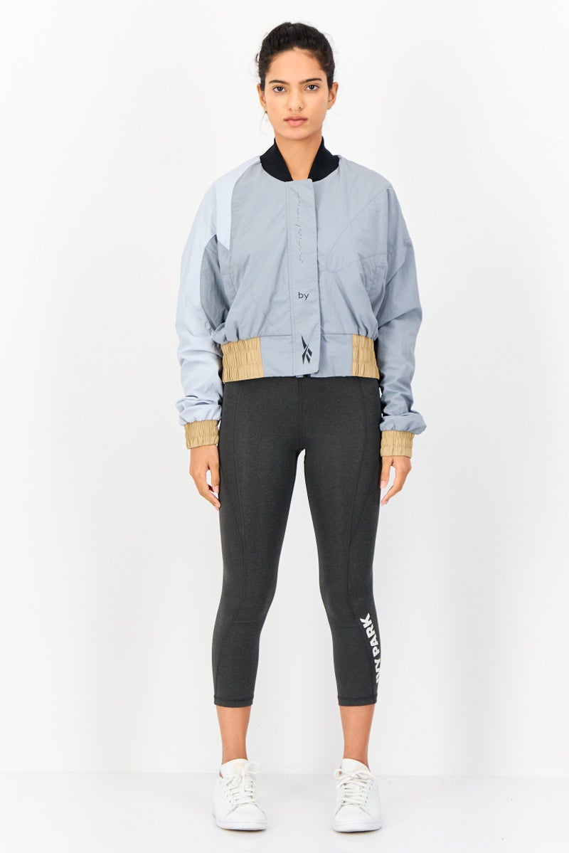 Reebok Women Brand Logo Outdoor Jacket, Multicolor - Image 2