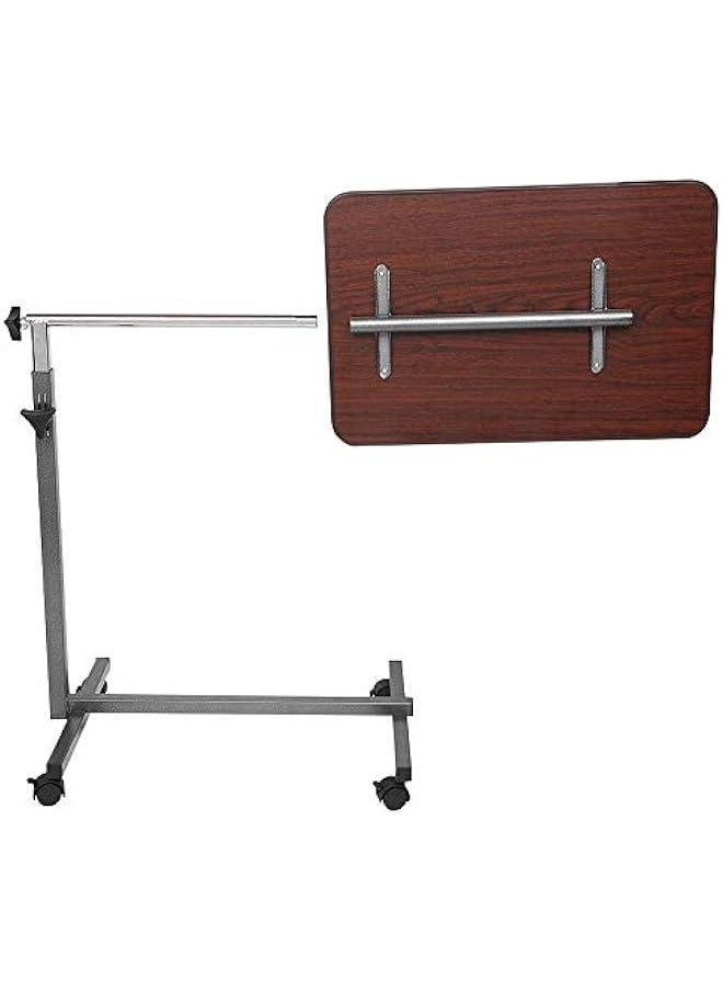 Arabest - Rolling Overbed Table - Adjustable Height and Tilt Top for Reading, Laptop, Eating - Suitable for Home or Medical Use - Ideal for Bedridden Elderly and Seniors - Image 1