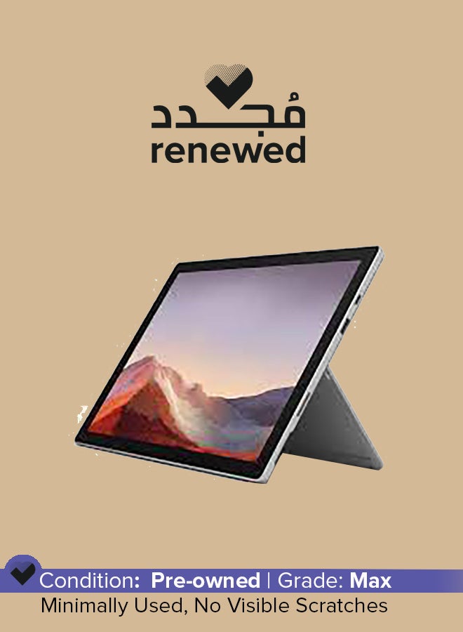 مايكروسوفت تم تجديده - Surface Pro 7 (2018) بشاشة مقاس 12.3 بوصة، ومعالج Intel Core i7/الجيل العاشر/ذاكرة وصول عشوائي سعة 16 جيجابايت/محرك أقراص SSD سعة 256 جيجابايت/بطاقة رسومات Intel Iris Plus - Image 1