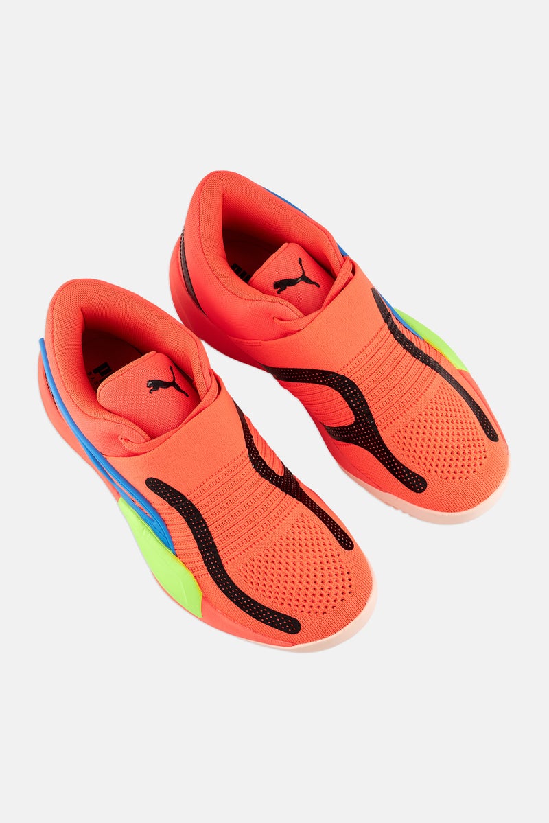 PUMA أحذية جري للرجال من رايز نيترو مزودة بأربطة، برتقالي - Image 3