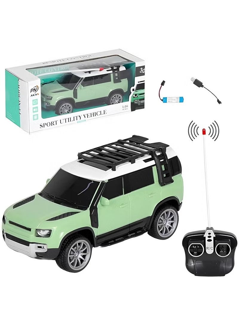 Land High-Speed Off Road RC Defender Light-Up Remote Control Racing Car Toy | Ultimate Gift for Kids Remote Control Car for Kids  - Image 2