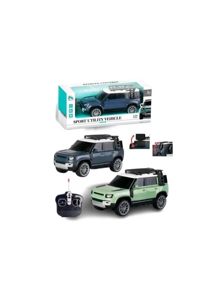 Land High-Speed Off Road RC Defender Light-Up Remote Control Racing Car Toy | Ultimate Gift for Kids Remote Control Car for Kids  - Image 3