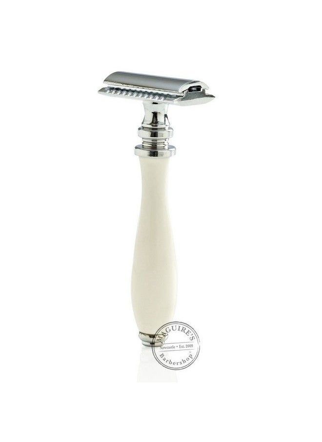Parker Safety Razor Parker 111W Faux Porcelain (White) Double Edge Safety Razor  - Image 2
