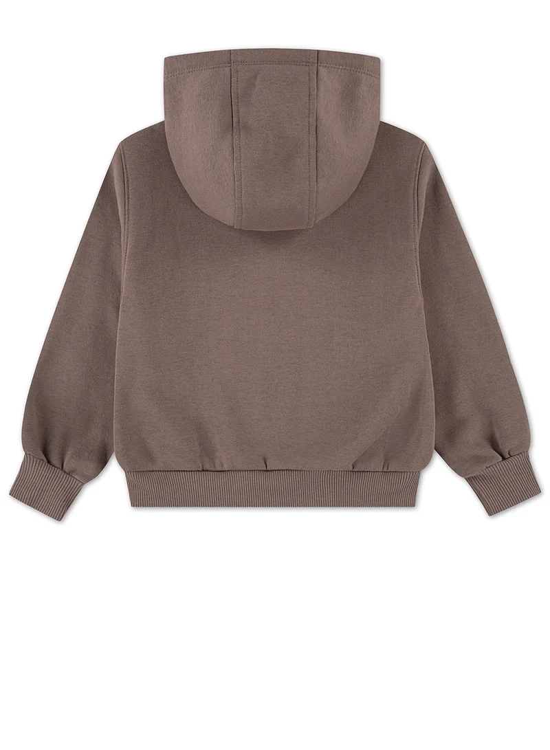 نايكي كنزات بغطاء رأس للأطفال من قماش الشنيل