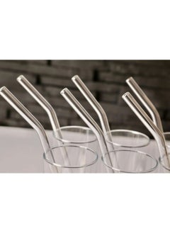 Octopus Bazaar Transparent 5 Glass Curved Pipette - 2 Pieces Pipette Cleaning Brush  - Image 4