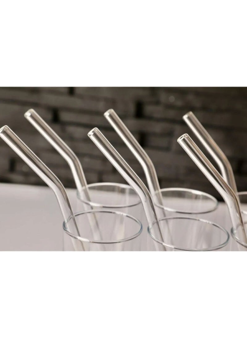 Octopus Bazaar Transparent 5 Glass Curved Pipette - 2 Pieces Pipette Cleaning Brush  - Image 4