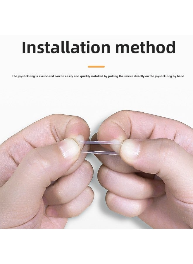 عام مقبض لعبة سويتش حلقة هزازة مضادة للمسحوق، PS4/5/ns/xbox، مقبض مضاد للتآكل، حلقة عالمية - لون المنتج: مسحوق إسقاط قطعة أثرية مكونة من 4 قطع (عالمية) - Image 4