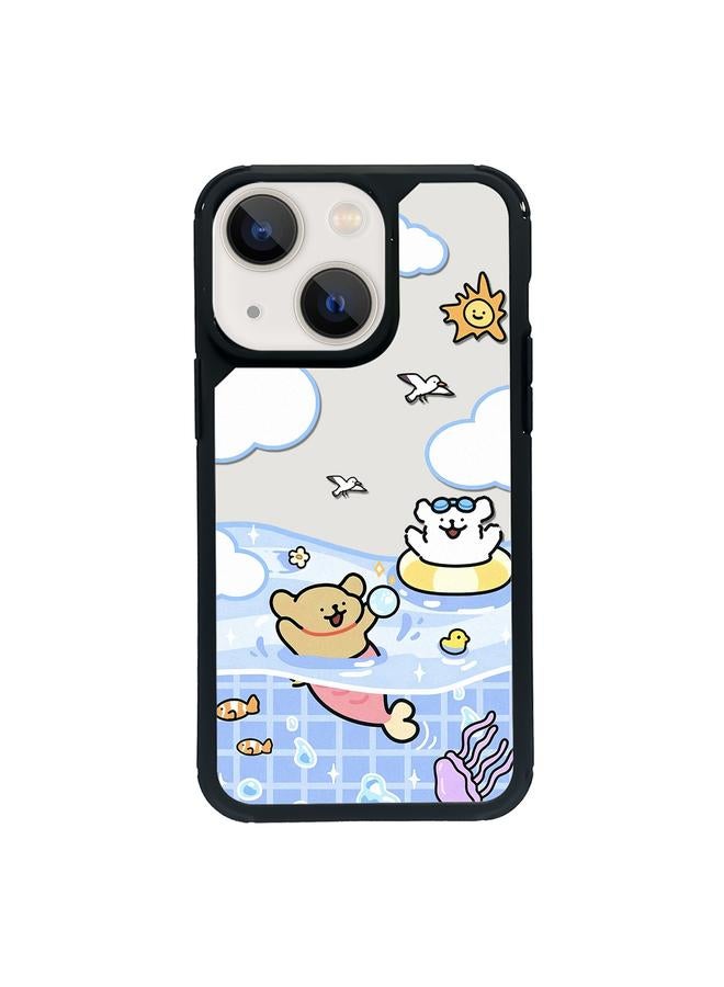 S-TOP Case For iPhone 14 Plus Exclusive Design Style PC Full Coverage Pattern Phone Case - Image 1