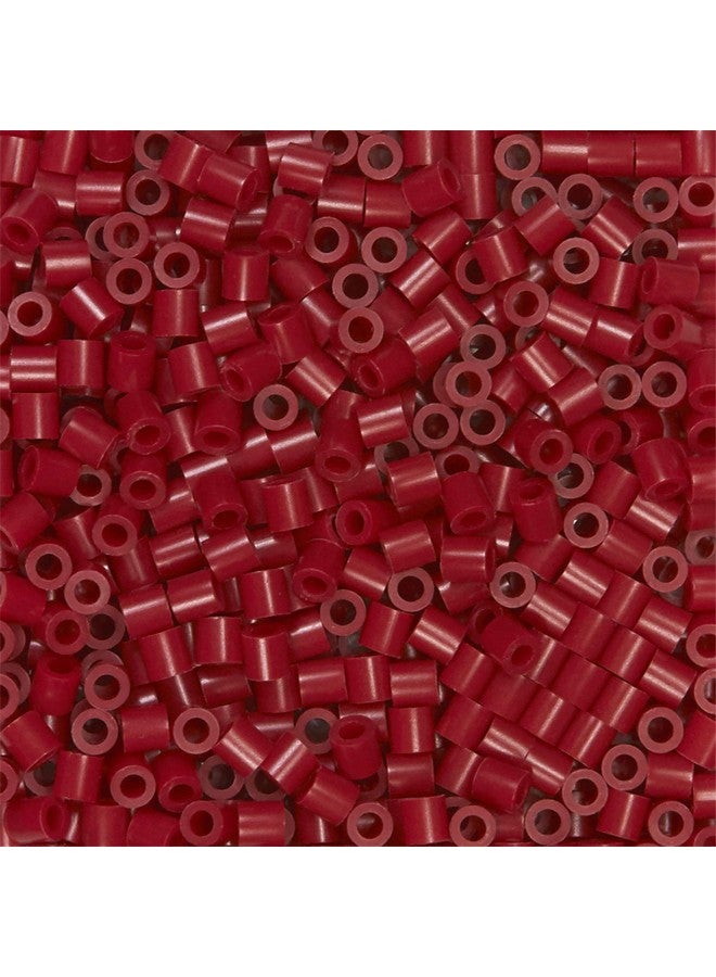 بيرلر خرز فيوز للصناعات اليدوية، 1000 قطعة، أحمر كرزي، صغير - Image 3