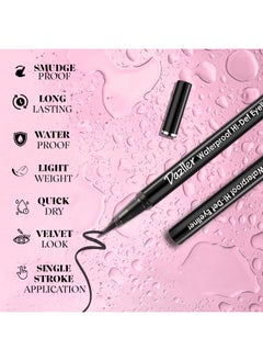 DAZLLER Hi-Def Eyeliner|Velvet Matte|Water-Resistant|Smudge-Proof|Long Stay|Single Stroke|Precise Application|Black|1.1G  - Image 3