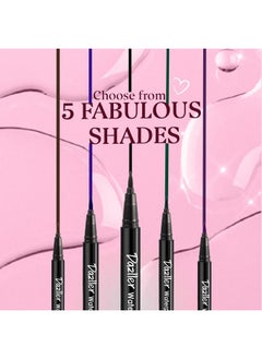 DAZLLER Hi-Def Eyeliner|Velvet Matte|Water-Resistant|Smudge-Proof|Long Stay|Single Stroke|Precise Application|Black|1.1G  - Image 5