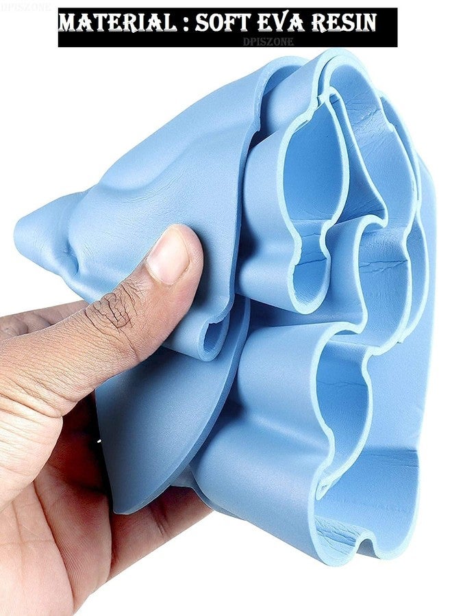 DPISZONE Baby Shower Cap Blue Color New Born Baby Shower Cap Bathing Baby Shower Cap Baby Shower Cap Newborn Baby Shower Cap Little Baby Baby Shower Cap for 1-3 Years - Image 4