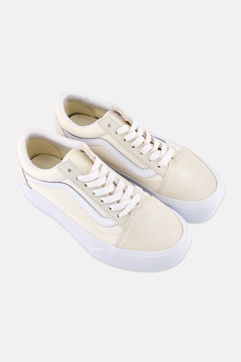 VANS أحذية التزلج النسائية القديمة من Old Skool Stackfo، بيج - Image 4