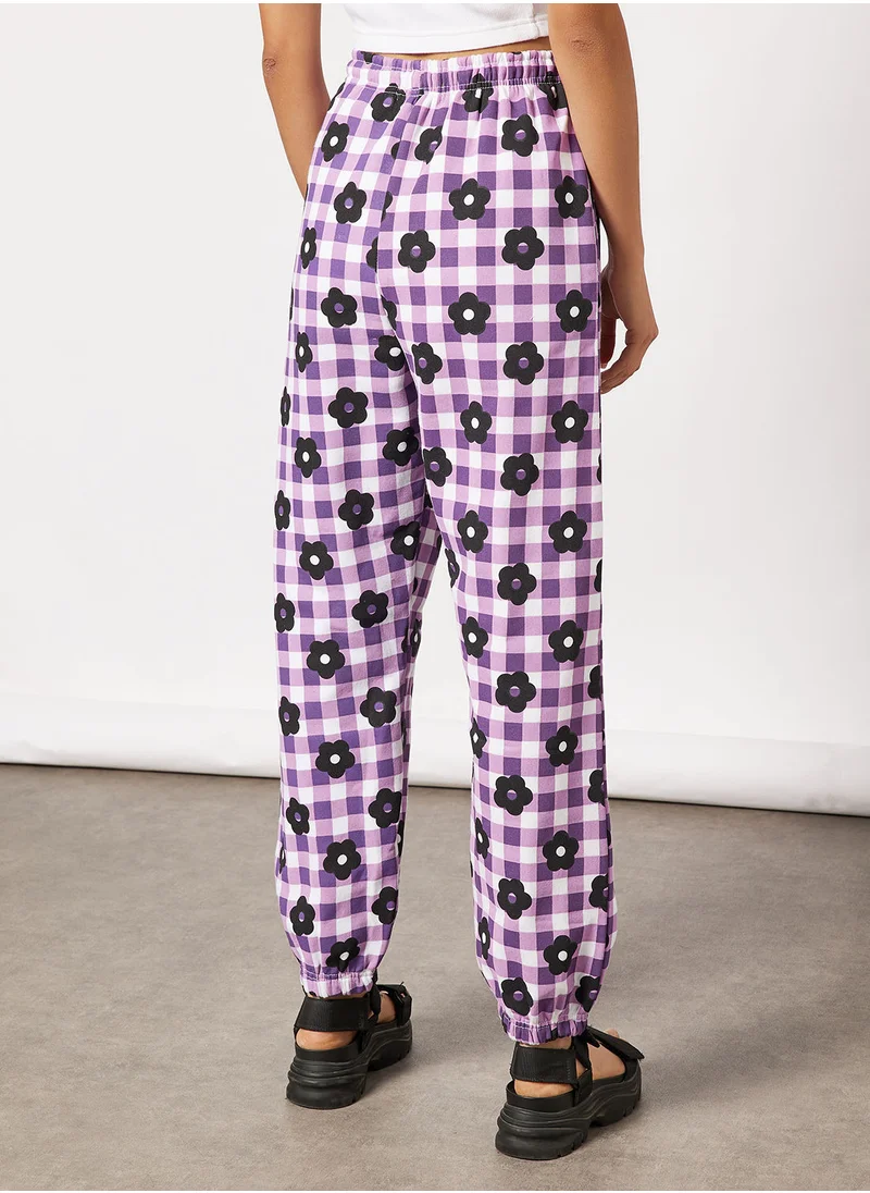 ديزي ستريت Joggers With Flowers