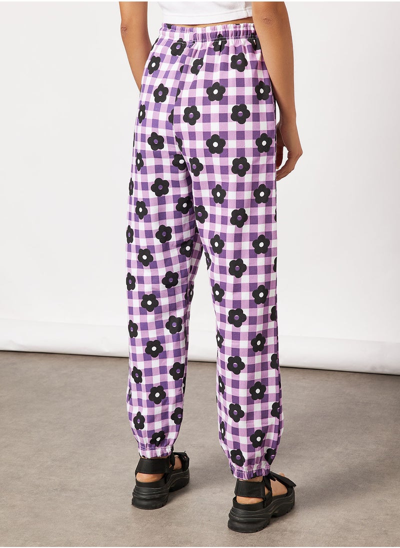 Daisy Street - Joggers With Flowers - Image 1