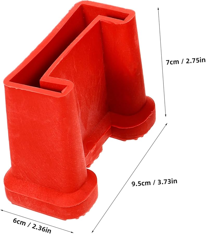 Tehaux 4Pcs Ladder Non Slip Feet Pads Durable Safety Protectors Easy to Install Replacement Covers - Image 3