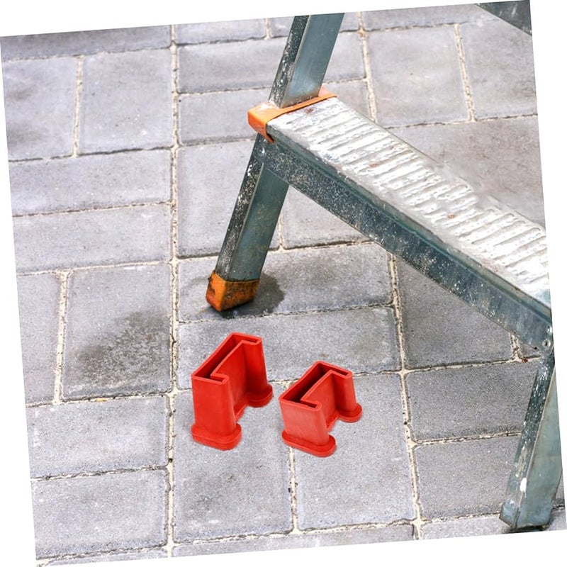 Tehaux 4Pcs Ladder Non Slip Feet Pads Durable Safety Protectors Easy to Install Replacement Covers - Image 4