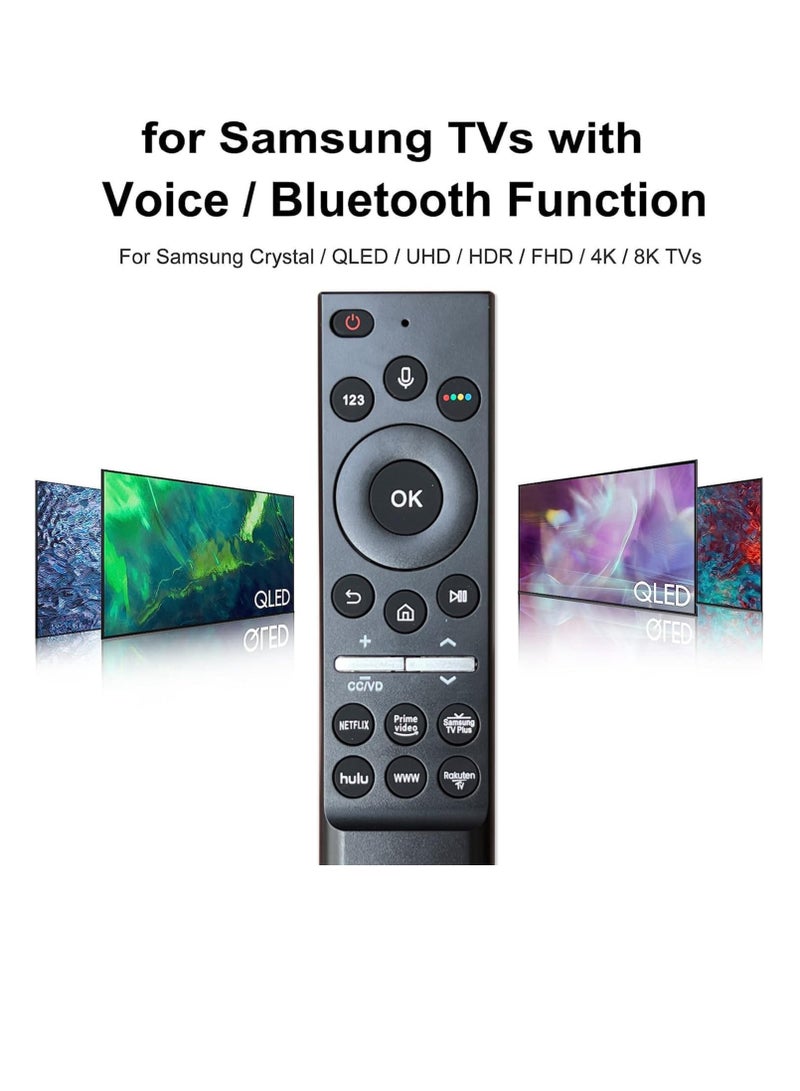 ELTRAZONE A6 Universal Voice Remote Control for All Samsung LED QLED 4K 8K UHD HDR Smart TVs – Compatible with BN59-01363, BN59-01357, BN59-01358, BN59-01330 & More – Voice Activation, Easy Setup, Solar-Powered - Image 3