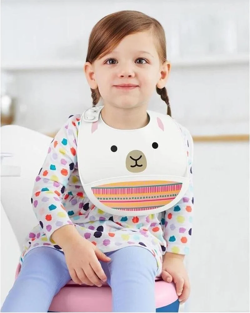 سكيب هوب Zoo Silicone Bib - Llama