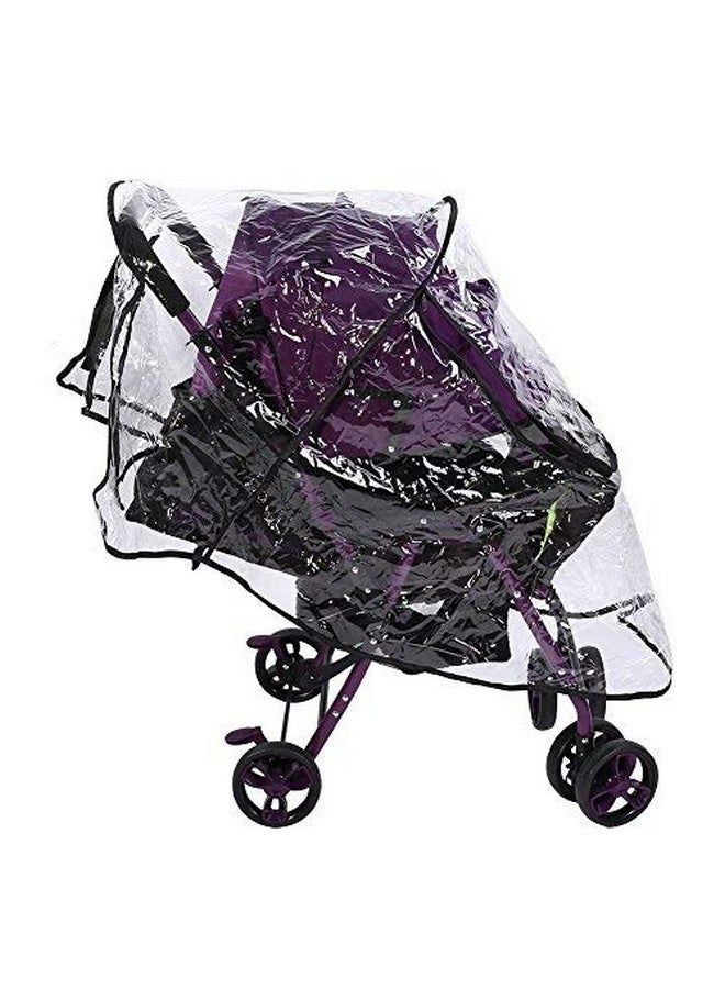 Fdit Clear Baby Stroller Rain Cover Pvc Universal Waterproof Ventilation Windproof Dust Weather Umbrella Pram Cover Accessory - Image 1
