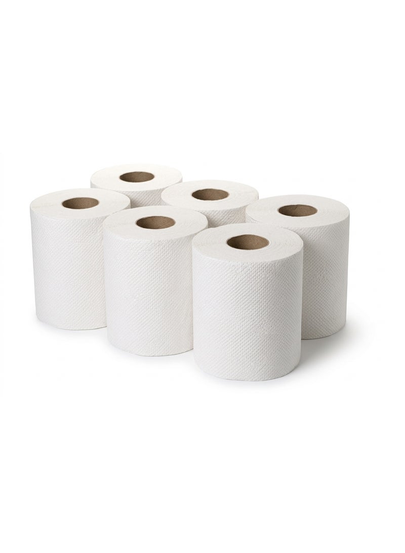 Maxi Roll Value Pack - 700g, 2-Ply Embossed Tissue - 6 Rolls Per Bundle