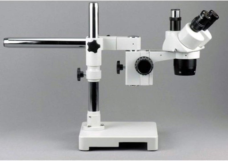 AmScope AmScope SW24TX Trinocular Stereo Microscope Head WH10x Eyepieces 10X20X40X Magnification 2X4X Objective Includes 05x Barlow Lens  - Image 3